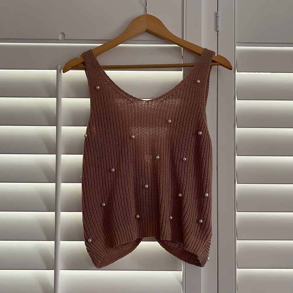 Embellish Sweater Tank